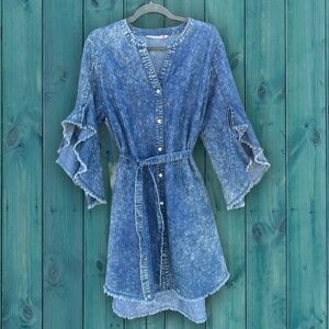 Bohemian denim dress sz XLG